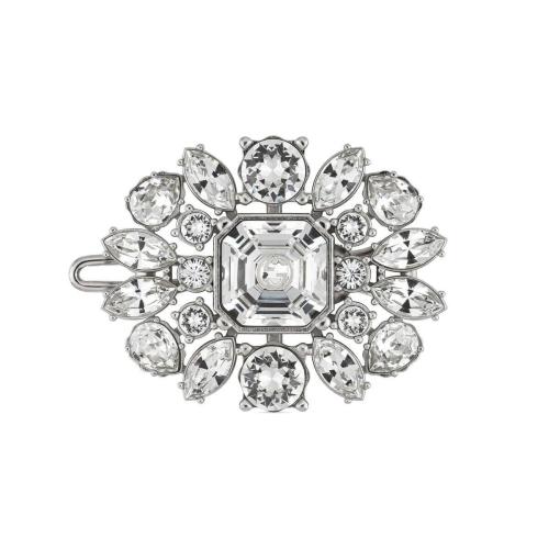  GUCCI古馳 22年秋冬 女士 互扣式雙G水晶發(fā)夾 703364 J3F42 8162