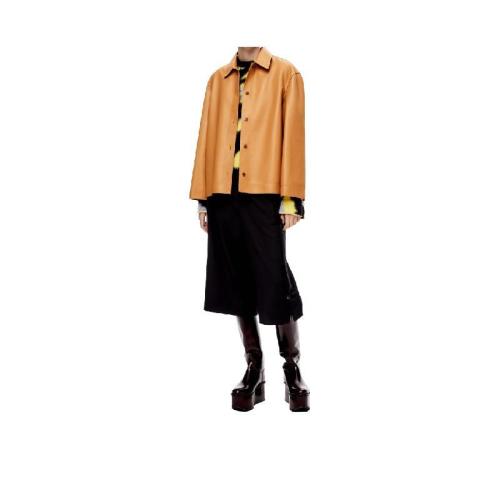  LOEWE羅意威 22年秋冬 女士 長(zhǎng)袖襯衫 Tunic shirt in nappa S359Y19L25-2586