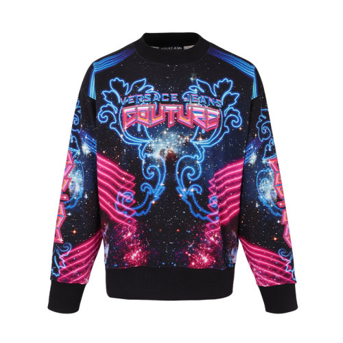 VERSACE/范思哲休閑潮流LOGO圖案男衛(wèi)衣