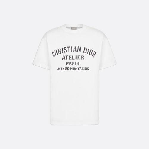  DIOR迪奧 22年秋冬 男士 短袖T恤 T-shirt oversize CHRISTIAN DIOR ATELIER 043J61_0677_C089