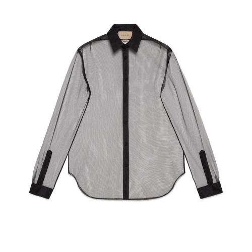  GUCCI古馳 22年秋冬 男士 尼龍襯衫 670957 ZHT80 1000