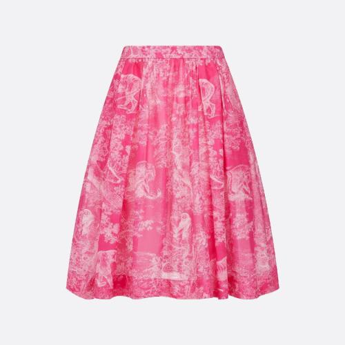  DIOR迪奧 22年秋冬 女士 半身裙 Dioriviera 喇叭半身裙 241J90B3846_X4856