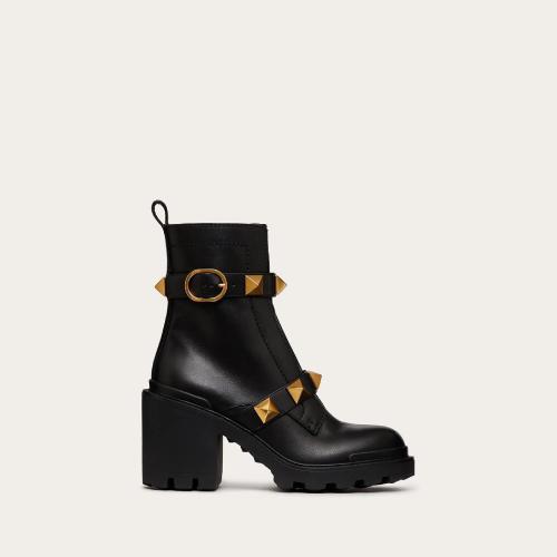  VALENTINO華倫天奴 22年秋冬 女士 短靴 RANGERS ROCKSTUD EN VEAU. TALON?: 85 MM 1W2S0CJ2N