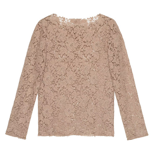 GUCCI/古馳 2015 Re-Edition系列 男士駝色棉質(zhì)蕾絲襯衫664548Z404A2602