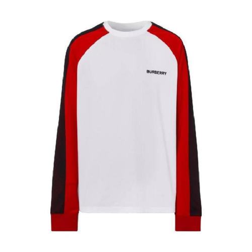  BURBERRY/博柏利 男士白色棉質(zhì)長袖T恤 80381701 PLFSX