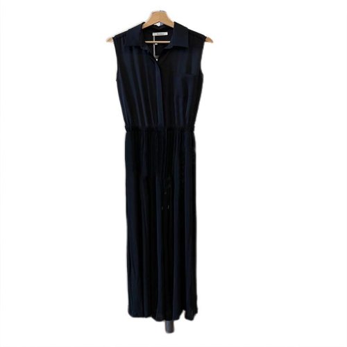  MaxMara/麥絲瑪拉 女士黑色時尚休閑連衣裙裙子 STOP 003 PLFSX