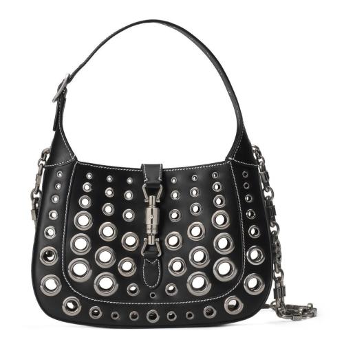  GUCCI古馳 22年秋冬 女士 Gucci HA HA HA特別系列Jackie 1961肩背包 703744 FAAW7 1079