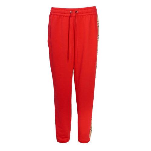  BURBERRY/博柏利 logo格紋拼接運動褲女款 80249551