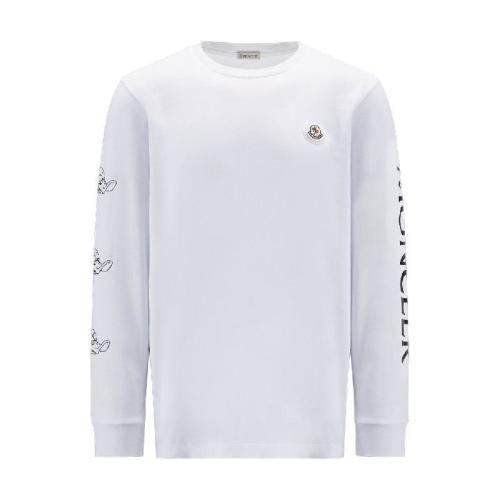  MONCLER蒙可蒙克萊 22年秋冬 男士 長(zhǎng)袖T恤 Duck Motif Long Sleeve T-Shirt H20918D000088390