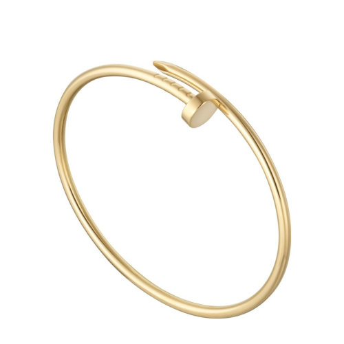 CARTIER/卡地亞 JUSTE UN CLOU小號款18K金黃金手鐲 B6062615