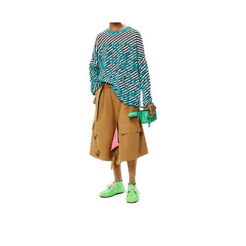  LOEWE羅意威 22年秋冬 男士 休閑褲 Double layer shorts in cotton H526Y04W90-3131