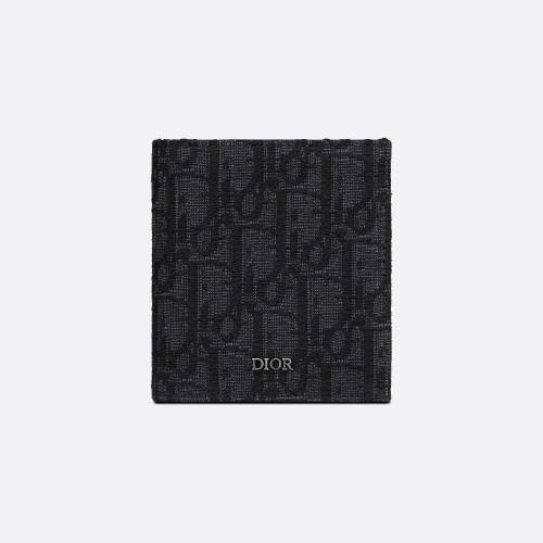  DIOR迪奧 22年秋冬 男士 錢(qián)包 豎版錢(qián)包 2ESBH072YSE_H03E