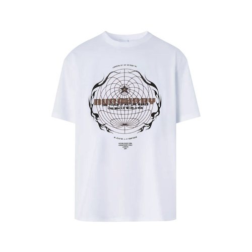 BURBERRY/博柏利【22春夏新款】男款棉質(zhì)寬松版圓領(lǐng)短袖T恤 80494571