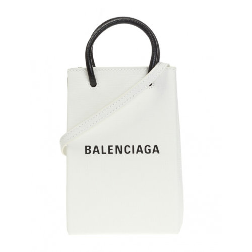 Balenciaga 巴黎世家  女士小牛皮logo單肩包斜挎包手提包