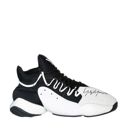 ADIDAS Y-3/阿迪達斯 男鞋男士系帶低幫運動休閑鞋 BC0337 黑色/白色