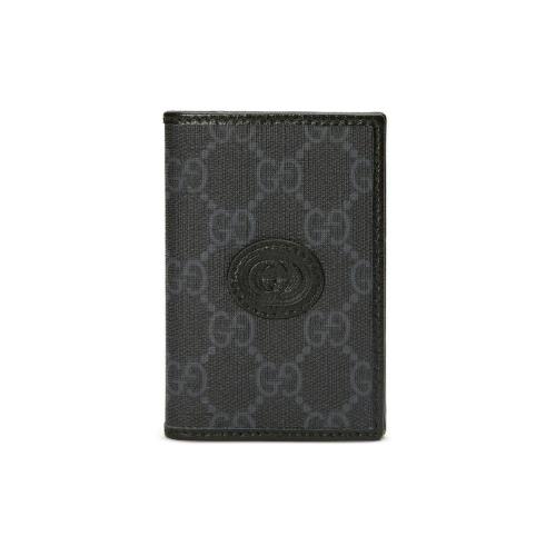  GUCCI古馳 22年秋冬 男士 GG Supreme帆布卡片夾 699267 92TCN 1000