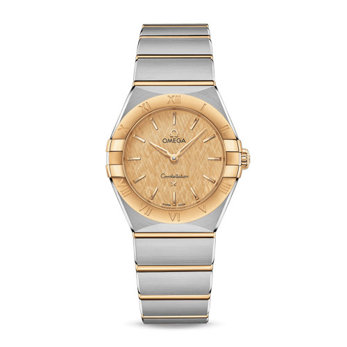 OMEGA/歐米茄 星座系列 精鋼 18K金 石英機(jī)芯 女士腕表 131.20.28.60.08.001