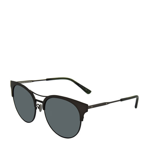Bottega Veneta/葆蝶家 BV 男女同款銀色反光鏡片墨鏡太陽鏡眼鏡 BV0091SK-003