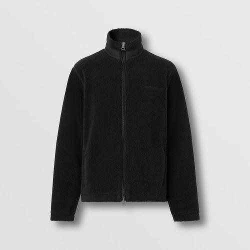  BURBERRY 22年秋冬 男士 橡木葉徽章刺繡絨頭外套 80628141