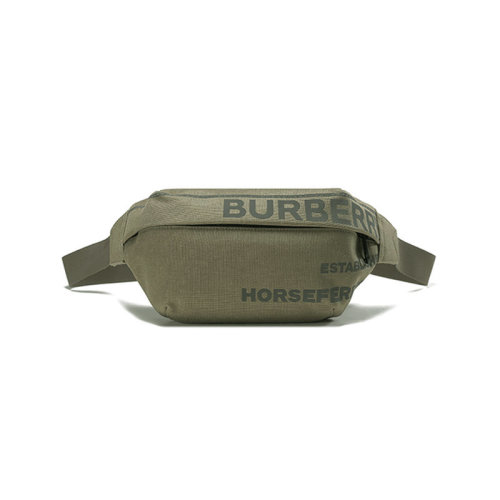 BURBERRY/博柏利 【22秋冬新款】 男士織物胸包斜挎包腰包Horseferry印花 80508101