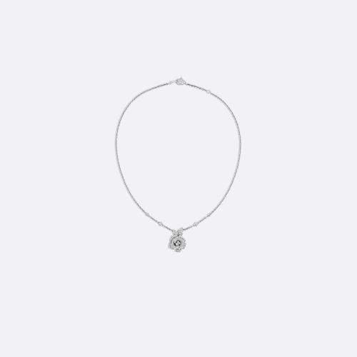  DIOR迪奧 女士 項(xiàng)鏈 中號(hào) Rose Dior Bagatelle 項(xiàng)鏈 JBAG94026_0000 預(yù)定商品1-3周發(fā)貨