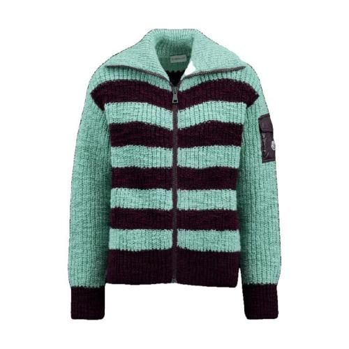  MONCLER蒙可蒙克萊 22年秋冬 女士 針織衫 Wool %26 Cotton Cardigan H20939B00020M2151466