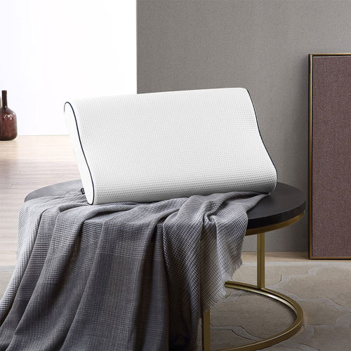 HUGO BOSS/雨果博斯 BOSS 經(jīng)典乳膠枕j減壓枕舒適鵝毛枕時(shí)尚記憶枕 單只