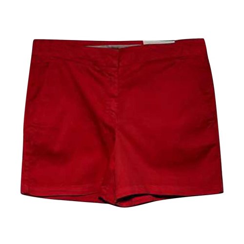 ARMANI COLLEZIONI/阿瑪尼卡爾茲 女士紅色短褲 ( 瑕疵折扣)