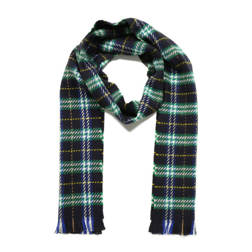 格紋系列 BURBERRY/博柏利 格紋羊毛圍巾中性圍巾