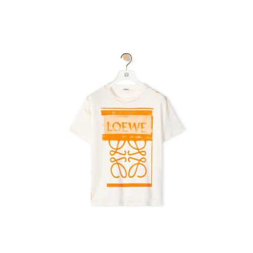  LOEWE羅意威 22年秋冬 女士 短袖T恤 LOEWE Anagram print T-shirt in cotton S359Y22X27-2109
