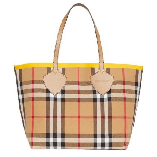  BURBERRY/博柏利 女士米色時(shí)尚手提包 80065851 PLSX