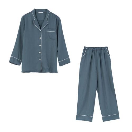 GeleiStory/GeleiStory回歸自然系列經(jīng)典款女士家居服套裝天絲面料 女睡衣/家居服