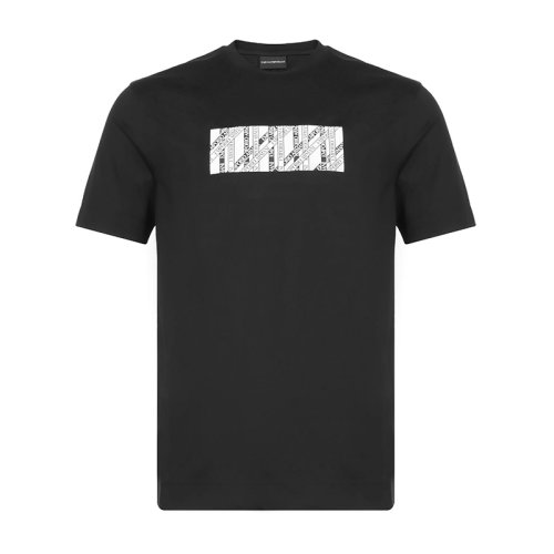 EmporioArmani/安普里奧阿瑪尼男士棉質(zhì)圓領(lǐng)短袖T恤3G1TM51JTUZF066[分類:男士短袖T恤]