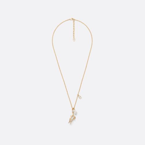  DIOR迪奧 22年秋冬 男士 項鏈 珊瑚造型吊墜項鏈 N1909HOMGM_D908