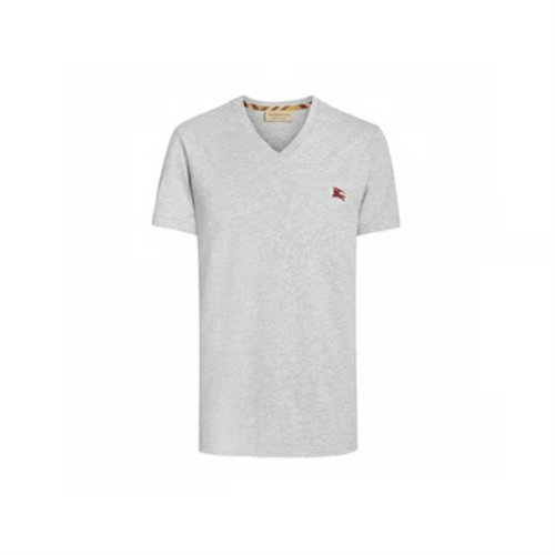 BURBERRY/博柏利 巴寶莉男裝 男士 灰色棉質(zhì)時尚短袖T恤 8003834