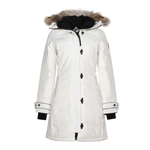 CANADA GOOSE/加拿大鵝  春夏 女裝 時尚百搭 女士 白色連帽棉服羽絨服 2090L433 HJH0012BC