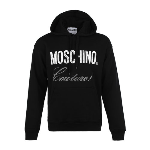 MOSCHINO/莫斯奇諾21新品字母圖案男士連帽套頭衛(wèi)衣男衛(wèi)衣A170270271