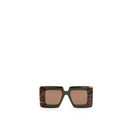  LOEWE羅意威 22年秋冬 女士 太陽眼鏡 Oversized square sunglasses in acetate G736270X04-28