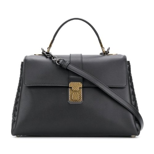 Bottega Veneta/葆蝶家  寶緹嘉女包 時(shí)尚百搭 女士黑色手提單肩包 498993VALKD1000 HKY015678