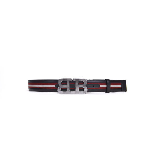 BALLY/巴利時(shí)尚潮流百搭休閑男款板扣腰帶6232393 皮帶男