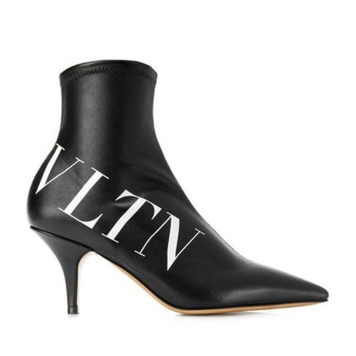 Valentino/華倫天奴  女鞋 時尚百搭 女士黑色短靴 RW2S0J91XHX 0NI