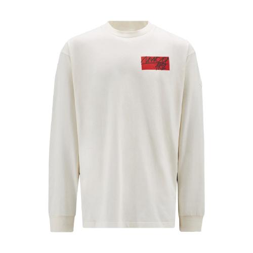  MONCLER蒙可蒙克萊 22年秋冬 男士 長袖T恤 Printed Motif Long Sleeve T-Shirt H20928D00008M