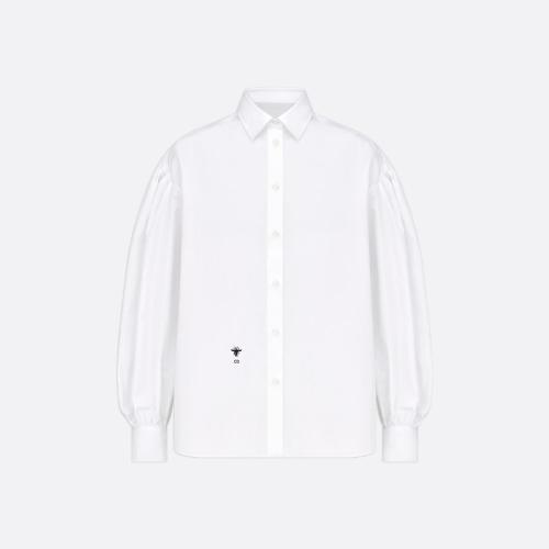  DIOR迪奧 22年秋冬 女士 長(zhǎng)袖襯衫 泡泡袖襯衫 241B08A3356_X0100