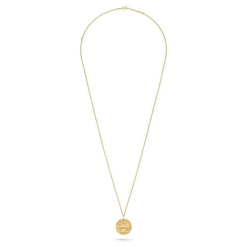  VCA梵克雅寶 22年秋冬 女士 吊墜 Medaille Zodiaque Sagittarii (Sagittaire) Or jaune 750/1