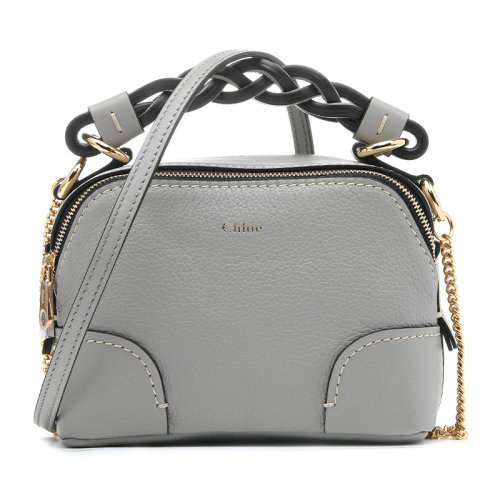 CHLOE/克洛伊21新品logo徽標(biāo)牛皮革女士編織手提單肩包CHC20WS362C