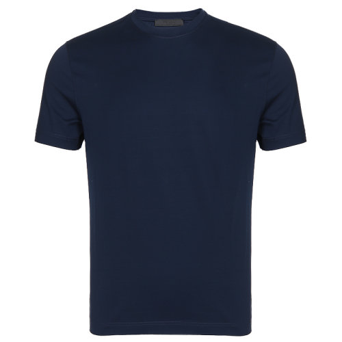 PRADA/普拉達(dá) 男士短袖T恤 男士棉質(zhì)緊身版圓領(lǐng)短袖T恤 UJM564 710 S 092