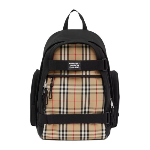  BURBERRY/博柏利 男士卡其色時尚休閑雙肩包 8023640 PLSX