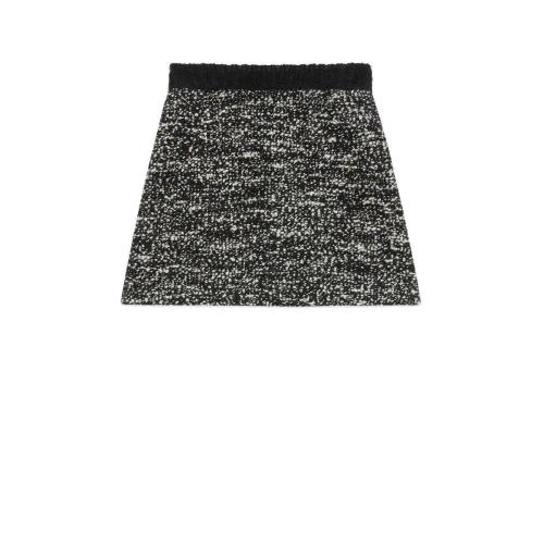  GUCCI古馳 22年秋冬 女士 羊毛馬海毛A字半身裙 678914 XKB6S 1043