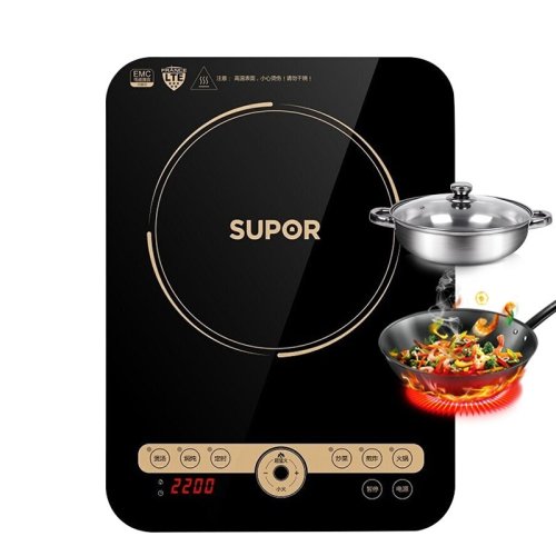 supor/蘇泊爾電磁爐大功率觸控六大烹飪功能大面板定時功能電磁灶火鍋爐C22-IH91