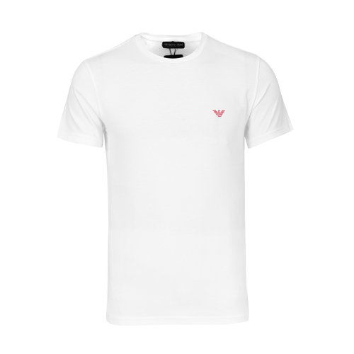 Emporio Armani/安普里奧阿瑪尼休閑百搭時尚男士T恤夏季搭配時尚上衣藏青色白色